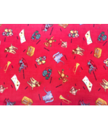  American Jane Fabric Sandy Klop Red Toys ABC 123 Retro Style 2 3/4 yd Kids - €68,58 EUR