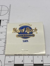 Vintage Matchbook Seminole Hard Rock Hotel &amp; Casino Tampa, Florida  gmg Unstruck - £9.68 GBP