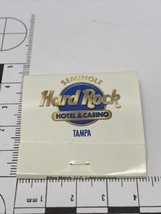 Vintage Matchbook Seminole Hard Rock Hotel &amp; Casino Tampa, Florida  gmg Unstruck - £9.97 GBP