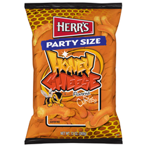 Herr&#39;s Honey Cheese Flavored Cheese Curls, 13 oz. Party Size Bags - £31.24 GBP+