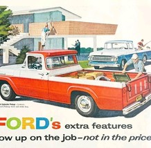 1958 Ford Custom Pickup Truck Advertisement Automobilia Life Magazine HM2Y - $584.49 MXN