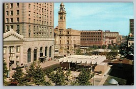 Postcard OH Ohio Canton South Plaza Chrome Unused - £3.82 GBP