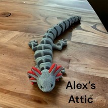 3D Printed Axolotl Articulated Toy - £11.93 GBP