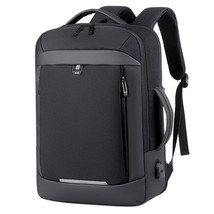 Crossten 40L Large Capacity Expandable 17&quot; Laptop Backpack USB Charging School B - £58.73 GBP