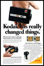 1967 Kodak Instamatic M12 Super 8 Movie Camera Vintage Print Ad Wall Art Decor - $10.97