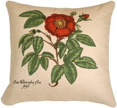 PILLOW DÉCOR Garden Rose 20x20 Throw Pillow - £73.78 GBP