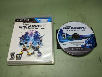 Epic Mickey 2: The Power of Two Sony PlayStation 3 Disk and Case - $9.86