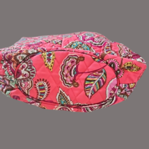 Vera Bradley Pink Paisley Tote Shoulder Bag With Coin Lipstick Pouch Unused image 3