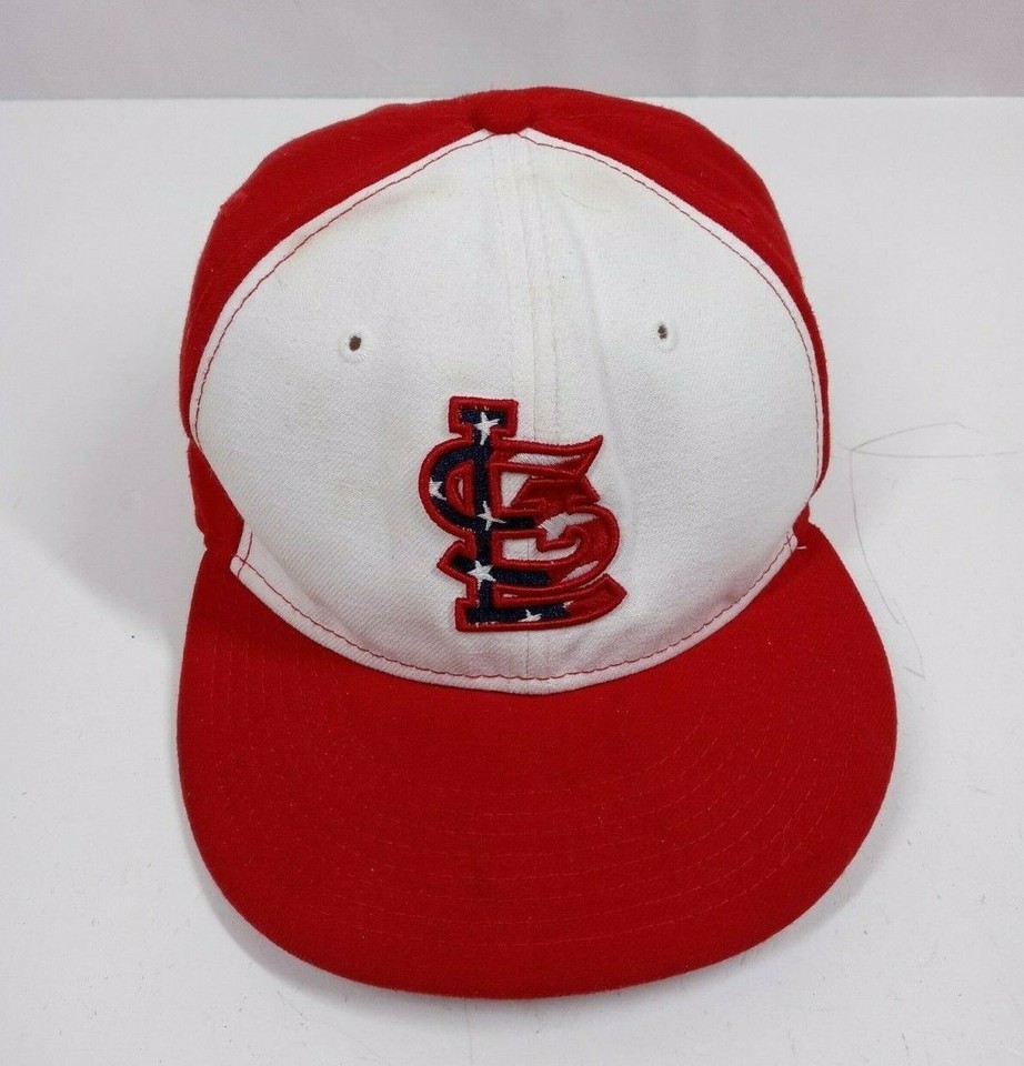 Vtg New Era St. Louis Cardinals MLB Red, White , &amp; Blue Embroidered Base... - $19.79