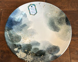 Set of 6 Intesa Blues, Greens, Gold Abstract Design 9” Pasta Bowls - $94.99