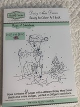 The Hobby House Daisy Mae Draws Magic of Christmas ready to colour art book - £7.00 GBP