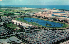 Vtg Postcard Gulfstream Park Race Course, Hollandale, Florida, Postmarke... - $5.84