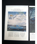 Vintage Ford Thunderbird Color Advertisement - 1966 Thunderbird Town Har... - £9.37 GBP