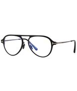 Tom Ford 5972 B 005 Matte Black Silver Eyeglasses TF5972-B 005 54mm - $208.05