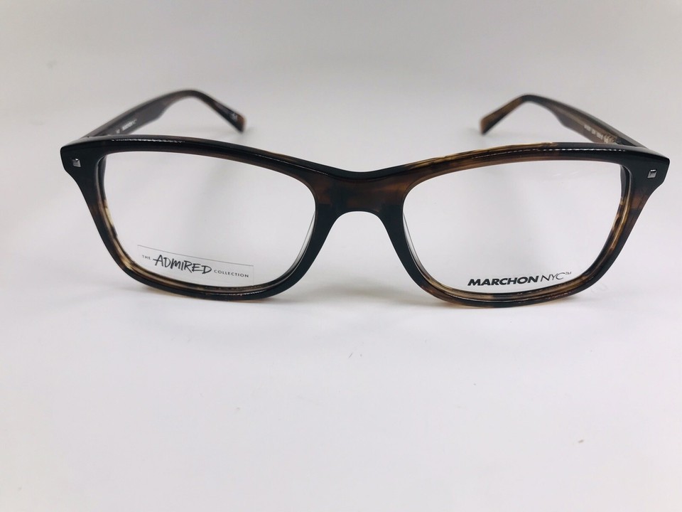 New MARCHON NYC M-8500 234 Brown Horn  Eyeglasses  53mm with Case Item image 3