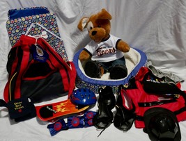 Build A Bear BAB Brown Sugar Puppy White Spot Over Eye with Accessories - $98.99