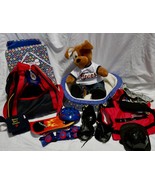 Build A Bear BAB Brown Sugar Puppy White Spot Over Eye with Accessories - $98.99