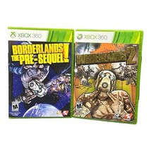 2 Borderlands Games The Pre-Sequel &amp; 2 Xbox 360 Complete w/ Manual Case - $7.91