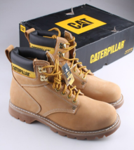 Men&#39;s Caterpillar Cat Size 10.5 Honey  Second Shift 6&quot; Leather Work Boot... - $49.97