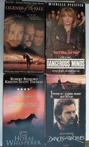 VHS MOVIE LOT OF 4 , Dangerous minds , dances with wolves , legends of the fall - £4.63 GBP