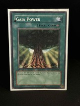 Gaia Power - YSD-EN022 - Common - 1st Edition 2006 Starter Deck Yu-Gi-Oh... - $1.37 CAD