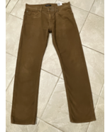 Banana Republic Straight Corduroy Men&#39;s 32x30 Brown 5-Pocket Pima Cotton - €20,72 EUR