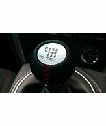 1 Pcs, Toyota Trd , Gear, Schaltknauf, Schwarzes Leder, Rot 6 Speed, Gt86 - $31.02