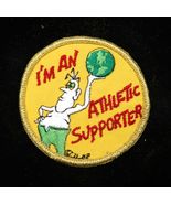 Vtg 70s Patch I&#39;M AN ATHLETIC SUPPORTER Funny Unique Novelty Rare HTF Un... - $275.33 MXN