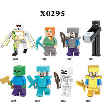 8PCS/SET My World Series Mini Character Building Blocks LEGO Toy gift - £13.36 GBP