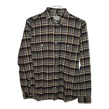 Everlane The Brushed Flannel Beech Plaid Shirt Men&#39;s Size Medium Multico... - $16.75
