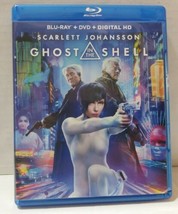 Ghost In The Shell Blu-Ray 2 Disc Reflective Slipcover Scarlett Johansson Action - £9.57 GBP