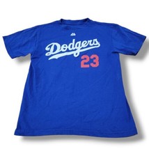 Majestic Shirt Size Medium Youth Los Angeles Dodgers Adrian Gonzalez 23 T-Shirt  - £23.35 GBP