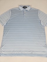 Ralph Lauren RLX Classic Fit Short Sleeve Golf Polo Men&#39;s XL Blue White ... - $49.99