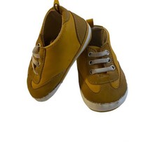 Infant Toddler Baby B’gosh Unisex Soft Sole Mustard Yellow Shoes 3-Months - £5.44 GBP