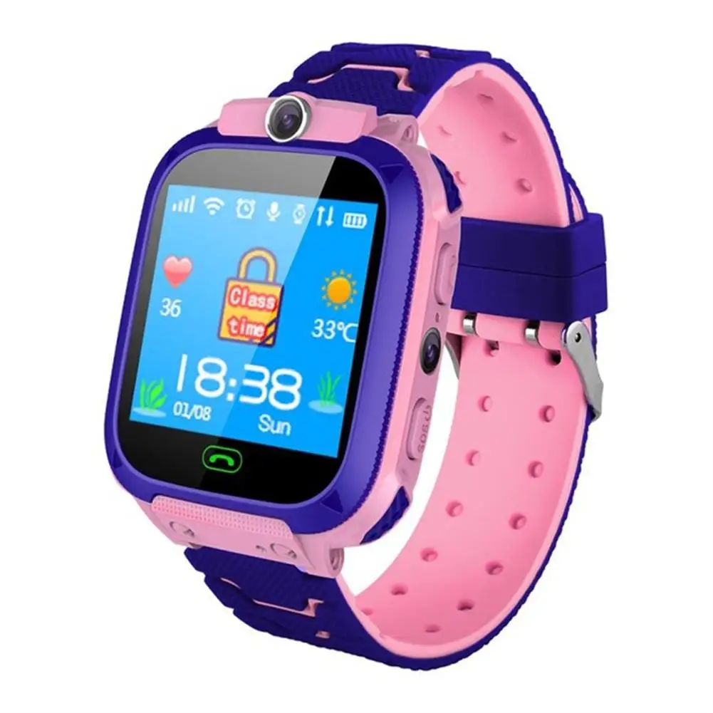 Q12b Children Smart Watch Kids 1.54-inch Touch Screen Positioning Call S... - $23.86