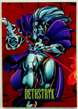 1993 Marvel Universe Series IV Dethstryk #8 Red Foil Insert Card - Skybox - $8.59