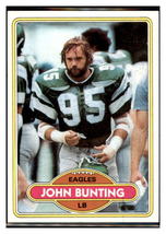 1980 Topps John Bunting Philadelphia Eagles Football Card VFBMC - £15.58 GBP
