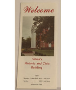 Vintage Selma’s Historic &amp; Civic Building Brochure Selma Alabama QBR5 - £7.77 GBP