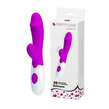 Pretty Love Snappy Multifunctional Rabbit Vibrator G-spot Clitoris 30 Modes 19cm - £28.32 GBP