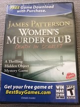 James Patterson Womens Murder Club Death In Scarlet Mystery PC Game, NEW SEALED - £3.90 GBP