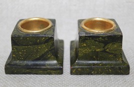 W.B.Co.Weidlich Brothers Candle Holders #285 Metal Marked Antique - £55.03 GBP