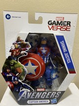 Hasbro Captain America - Marvel Gamer Verse 6” Action Figure Toy Shining Justice - £6.21 GBP