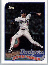 1989 Topps 35 John Tudor Misprint Los Angeles Dodgers - £0.77 GBP