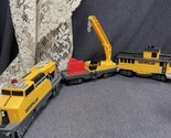 Caterpillar CAT Construction Express Motorized Toy Train W/ track Working - £19.55 GBP