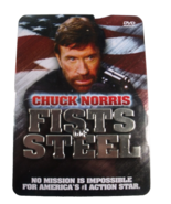 Chuck Norris Fists of Steel (DVD, 2008, 3-Disc Set) Collector&#39;s Tin - $9.95