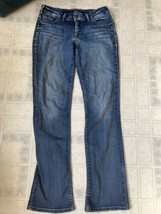 Silver Jeans Suki Slim Boot medium  Wash Mid Jeans size 30 / 35 - £21.71 GBP