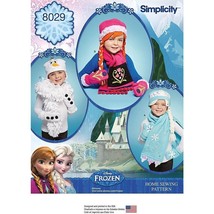 Simplicity Sewing Pattern 8029 Disney Frozen Winter Accessories Cap Scarf - £7.18 GBP