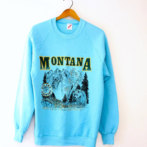 Vintage Big Sky Country Montana Bear Sweatshirt XL - £51.58 GBP