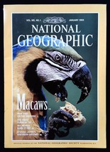 National Geographic Magazine January 1994 mbox3662 Macaws - £3.70 GBP