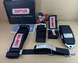 EXPIRED: Aug 2005 - Simpson Safety 29110BK - 5 Lever Cam Lock Seat Belts - $49.99